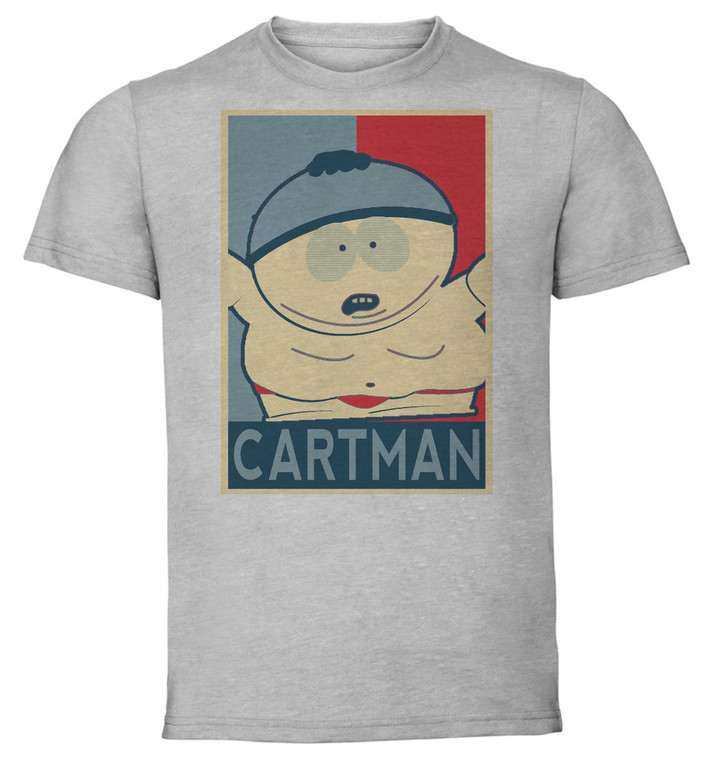 T-Shirt Unisex - Grey - Propaganda - South Park - Eric Cartman variant