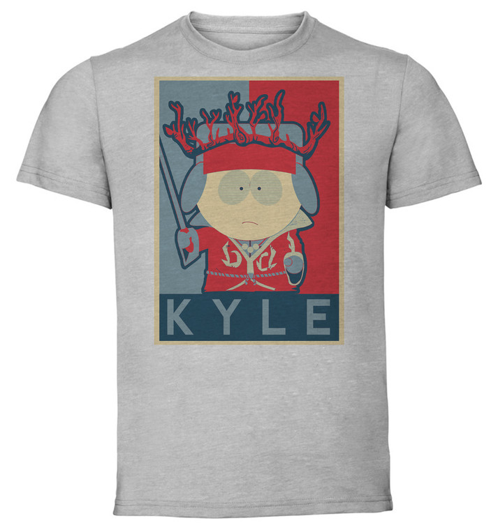 T-Shirt Unisex - Grey - Propaganda - South Park - Kyle High Jew Elf King