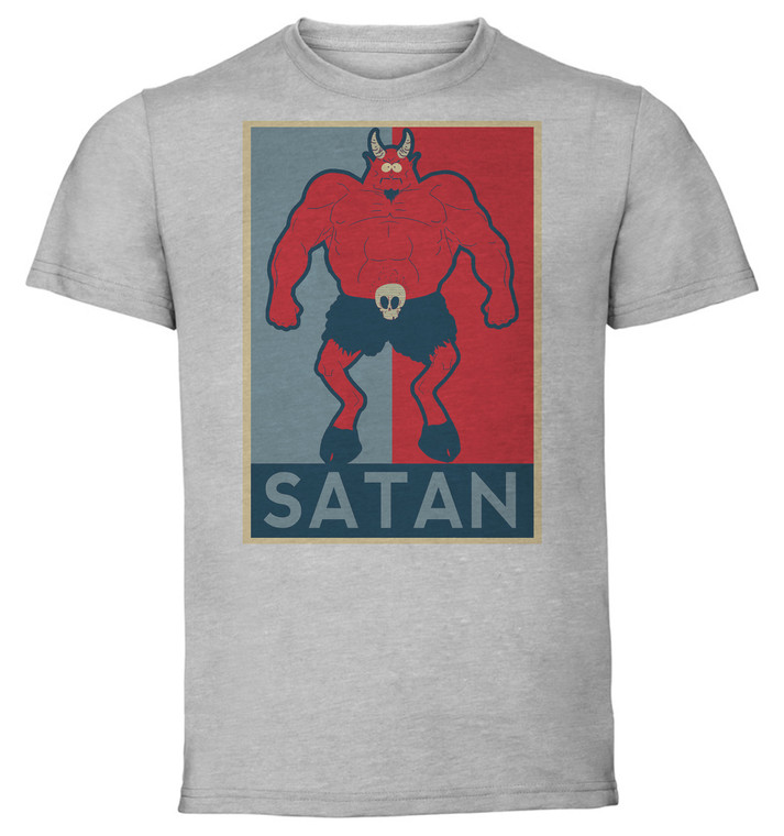 T-Shirt Unisex - Grey - Propaganda - South Park Satan