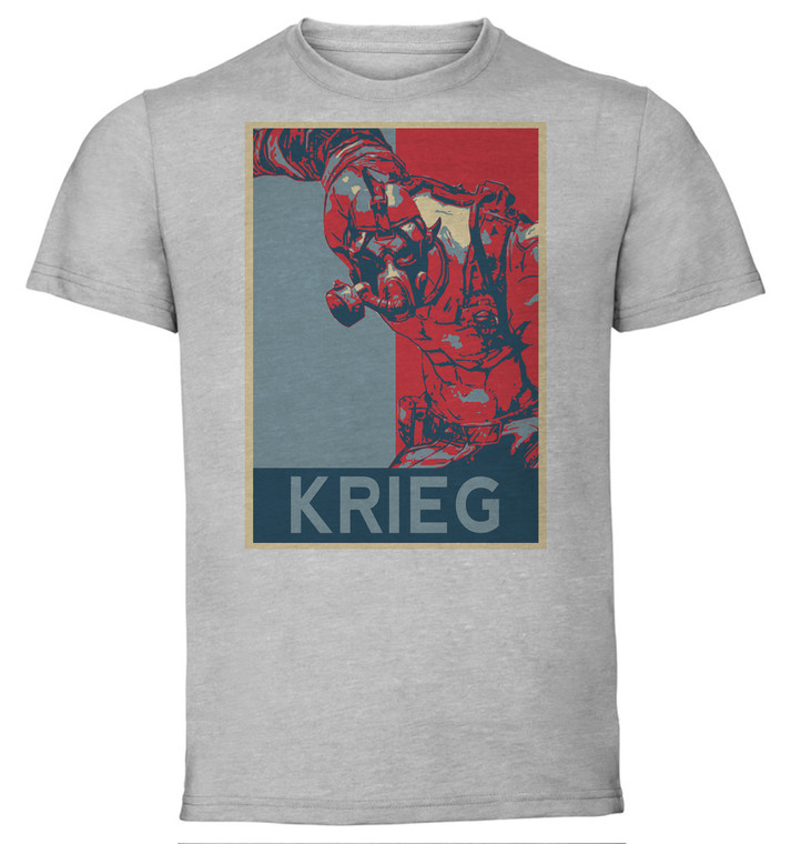 T-Shirt Unisex - Grey - Propaganda - Borderlands - Krieg B