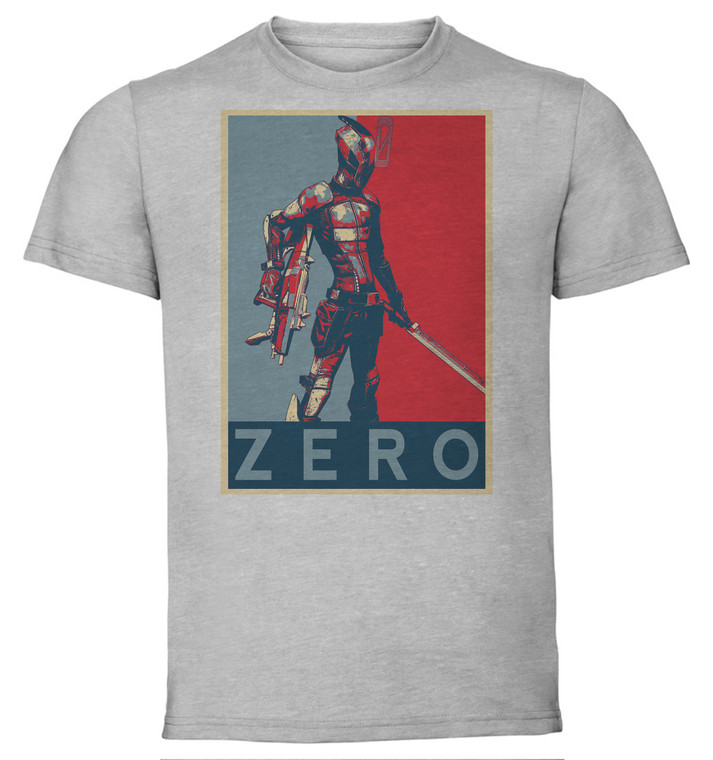 T-Shirt Unisex - Grey - Propaganda - Borderlands - Zero