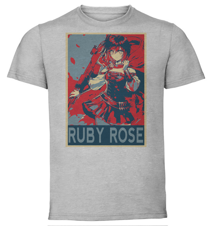 T-Shirt Unisex - Grey - Propaganda - RWBY - Ruby Rose