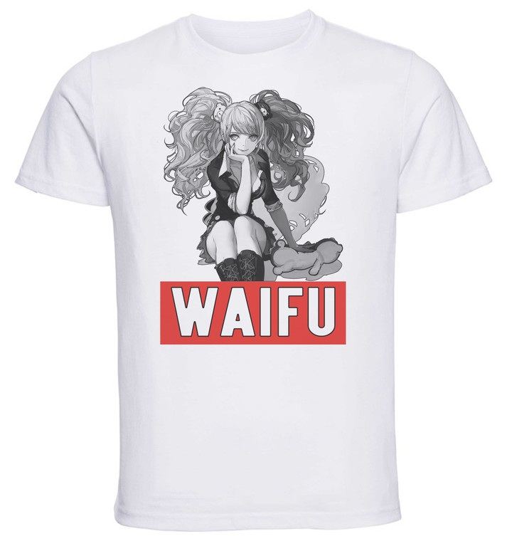 T-Shirt Unisex - White - Waifu - Danganronpa - Junko Variant