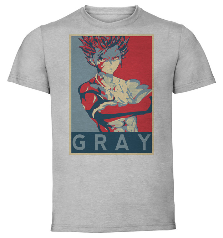 T-Shirt Unisex - Grey - Propaganda - Fairy Tail - Devil Gray