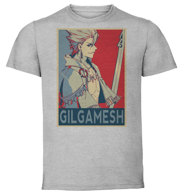 T-Shirt Unisex - Grey - Propaganda - Fate Grand Order Gilgamesh Variant