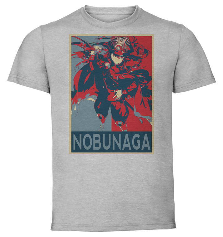 T-Shirt Unisex - Grey - Propaganda - Fate Grand Order Oda Nobunaga