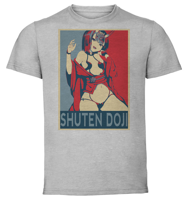 T-Shirt Unisex - Grey - Propaganda - Fate Grand Order Shuten Doji