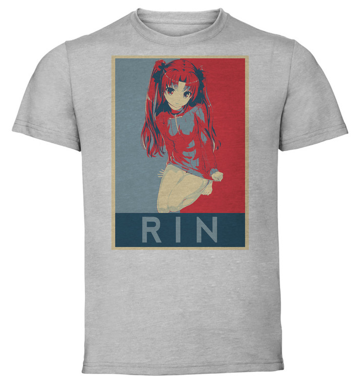 T-Shirt Unisex - Grey - Propaganda - Fate Series - Rin Variant