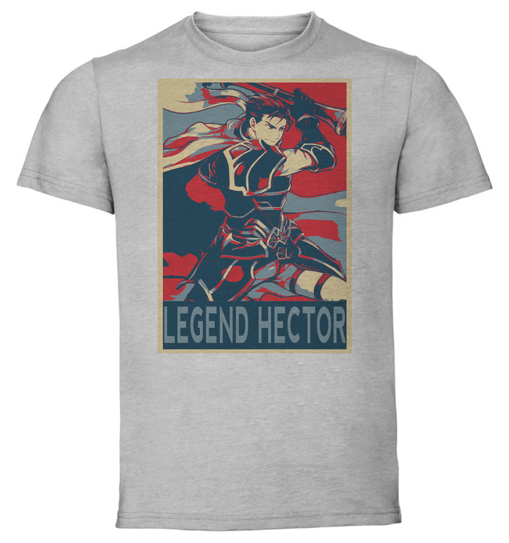 T-Shirt Unisex - Grey - Propaganda - Fire Emblem - Legend Hector