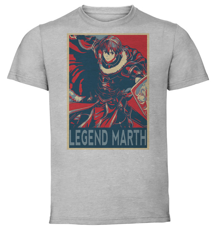 T-Shirt Unisex - Grey - Propaganda - Fire Emblem - Legend Marth