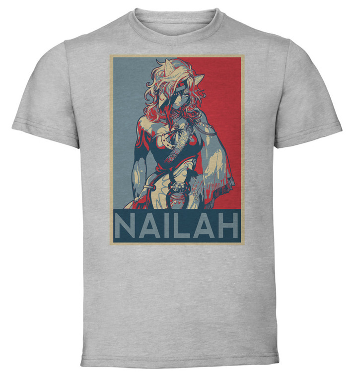 T-Shirt Unisex - Grey - Propaganda - Fire Emblem Nailah