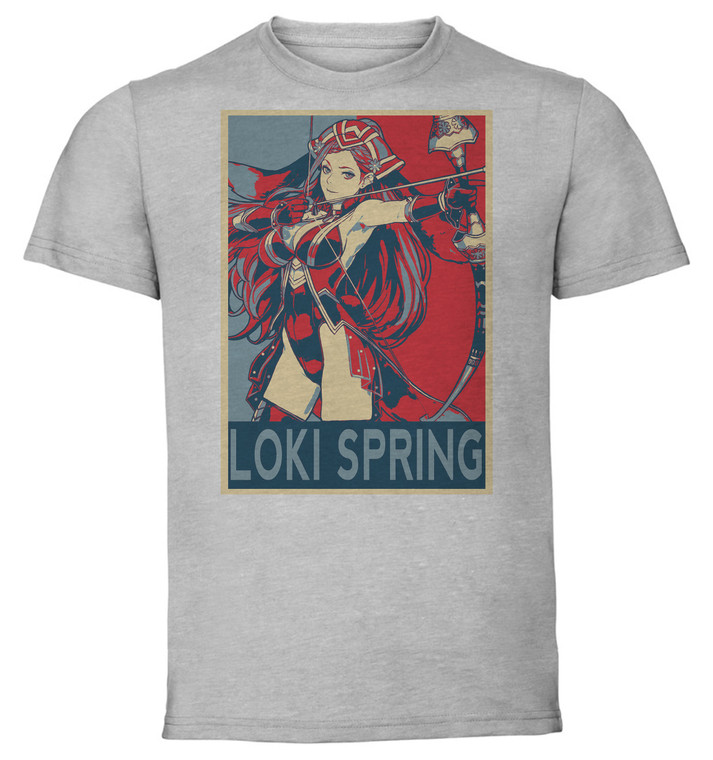 T-Shirt Unisex - Grey - Propaganda - Fire Emblem - Spring Loki