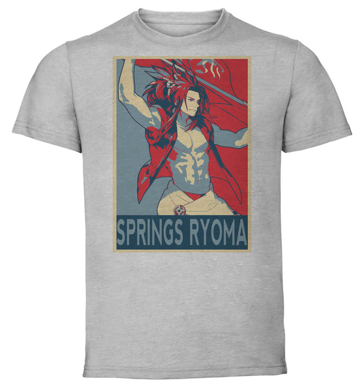 T-Shirt Unisex - Grey - Propaganda - Fire Emblem - Terme Springs Ryoma