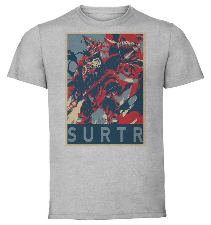 T-Shirt Unisex - Grey - Propaganda - Fire Emblem Heroes Surtr