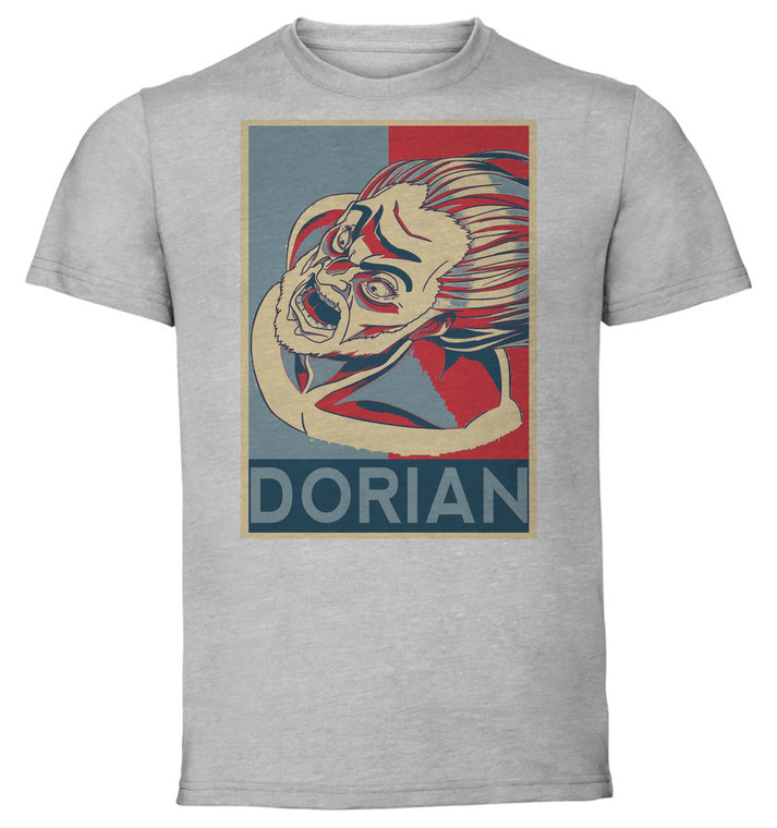 T-Shirt Unisex - Grey - Propaganda - Grappler Baki Dorian Variant