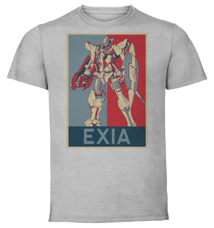 T-Shirt Unisex - Grey - Propaganda - Gundam - Exia