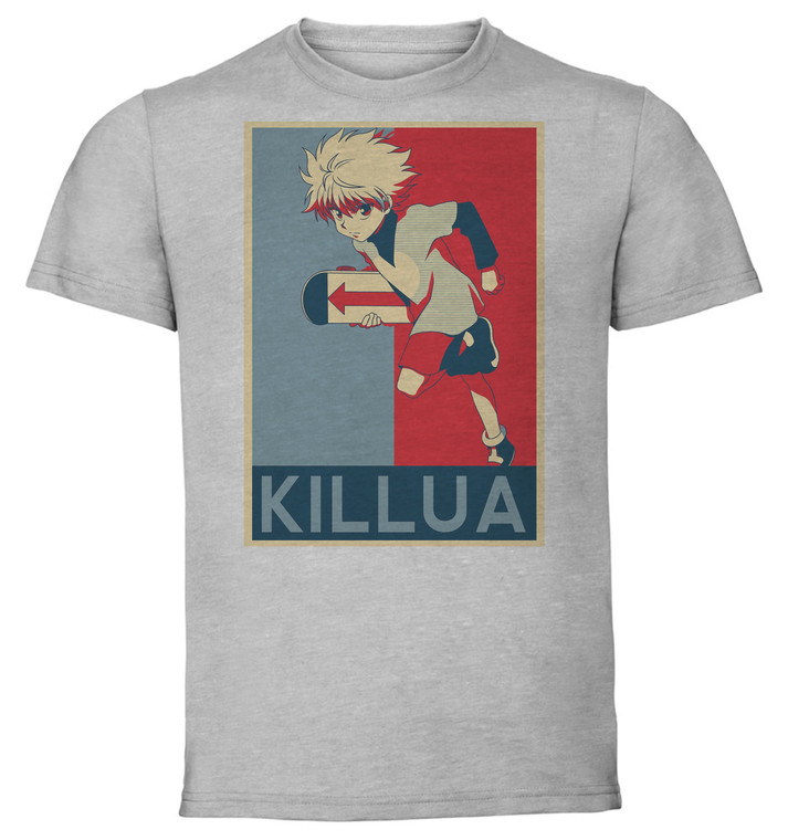 T-Shirt Unisex - Grey - Propaganda - Hunter X Hunter Killua Variant 3