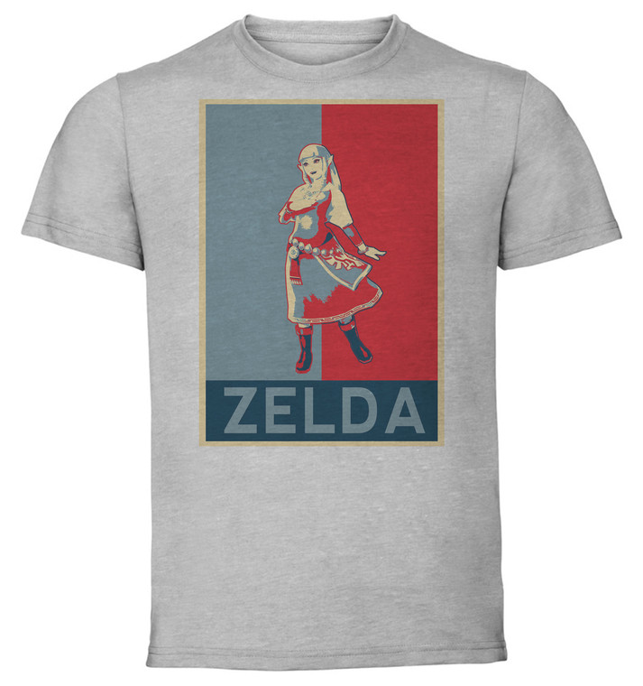 T-Shirt Unisex - Grey - Propaganda - Hyrule Warriors Zelda Variant 2