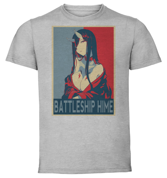 T-Shirt Unisex - Grey - Propaganda - Kancolle Battleship Princess Dyson