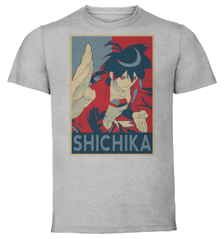 T-Shirt Unisex - Grey - Propaganda - Katanagatari Shichika