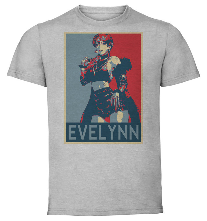 T-Shirt Unisex - Grey - Propaganda - Kda - Evelynn