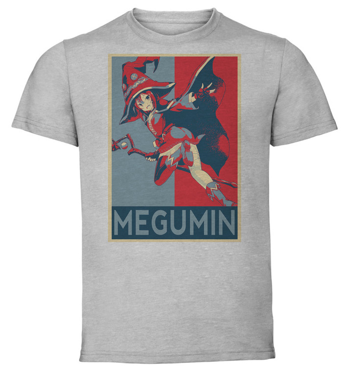 T-Shirt Unisex - Grey - Propaganda - Konosuba - Megumin Variant