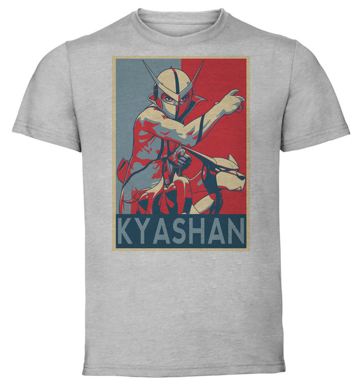 T-Shirt Unisex - Grey - Propaganda - Kyashan Characters