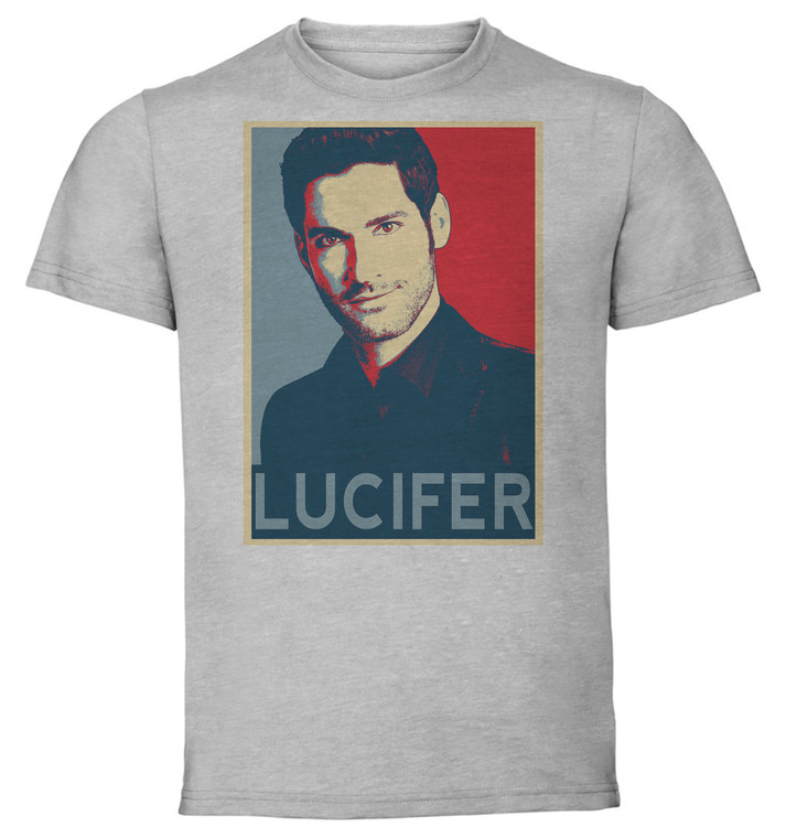 T-Shirt Unisex - Grey - Propaganda - Lucifer