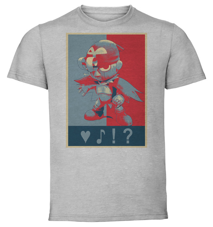 T-Shirt Unisex - Grey - Propaganda - Mario Rpg - Geno Variant