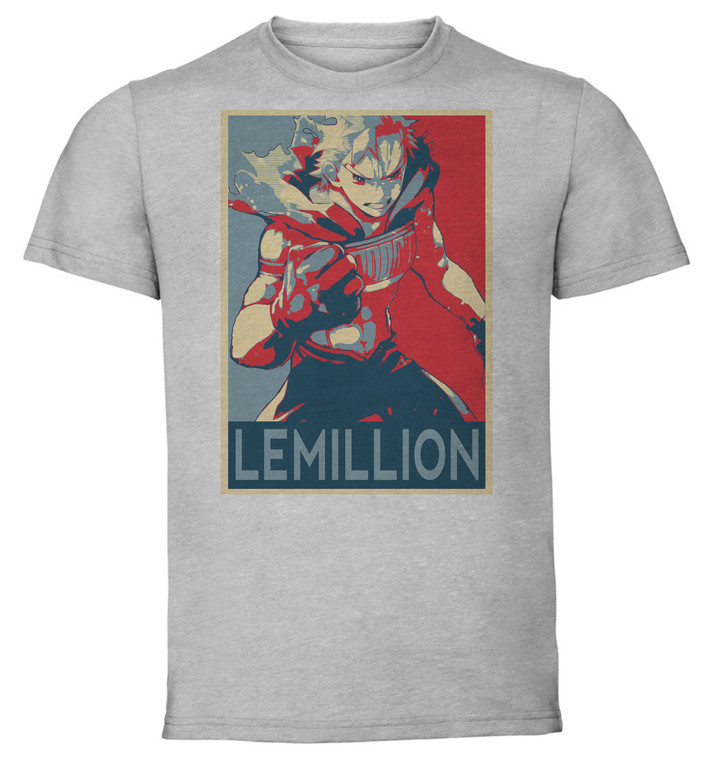 T-Shirt Unisex - Grey - Propaganda - My Hero Academia Lemillion Variant