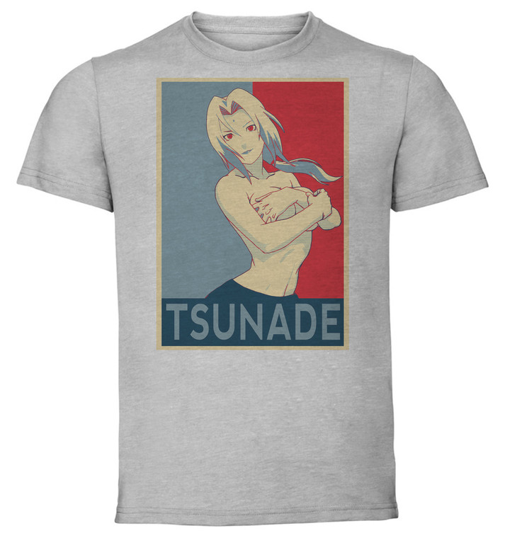 T-Shirt Unisex - Grey - Propaganda - Naruto - Tsunade Variant