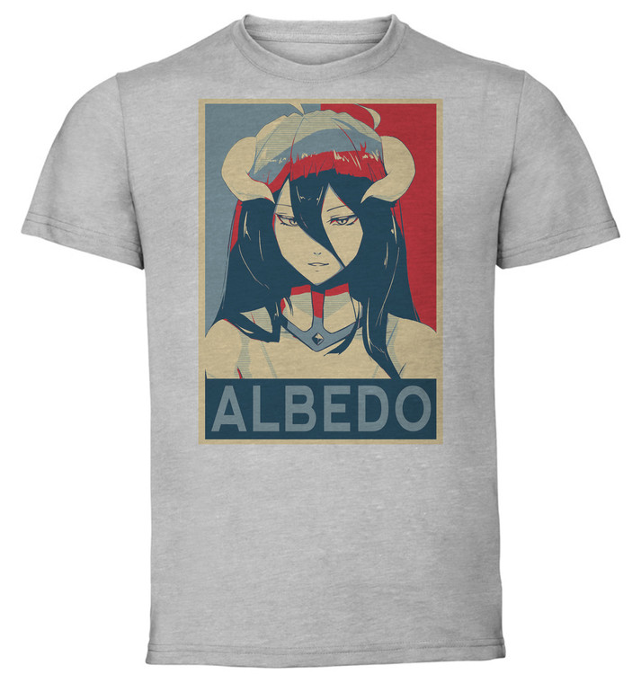 T-Shirt Unisex - Grey - Propaganda - Overlord - Albedo Variant 2