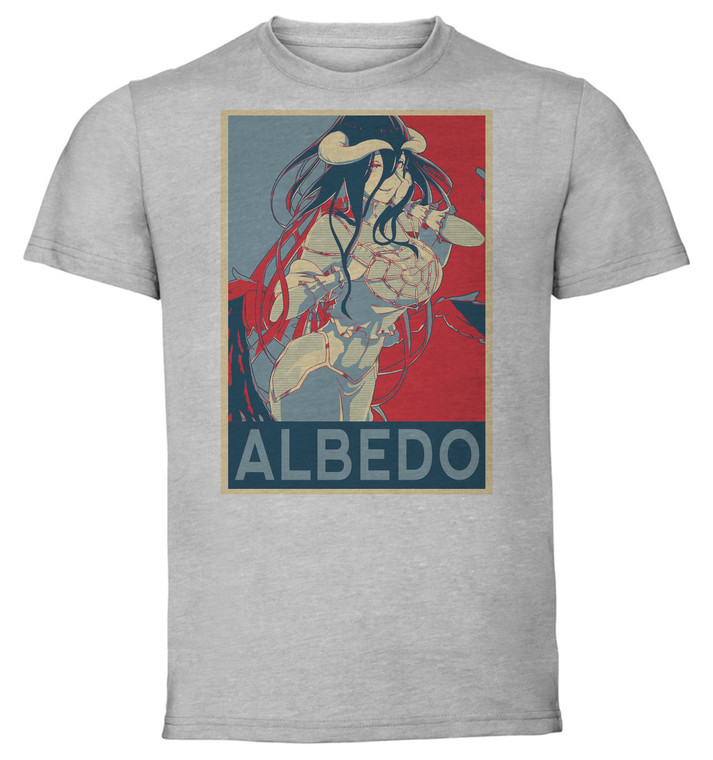 T-Shirt Unisex - Grey - Propaganda - Overlord - Albedo Variant 4