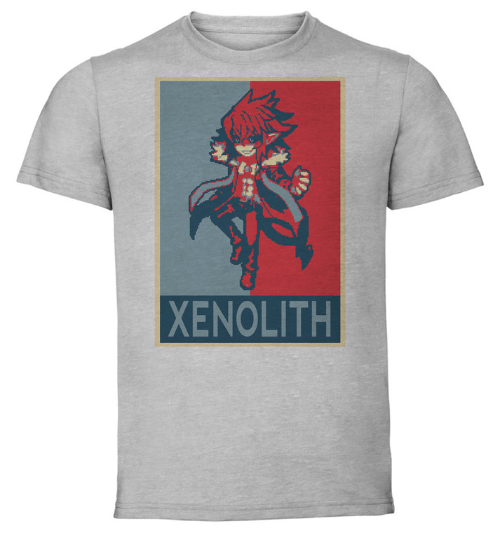 T-Shirt Unisex - Grey - Propaganda - Pixel Art - Disgaea - Xenolith