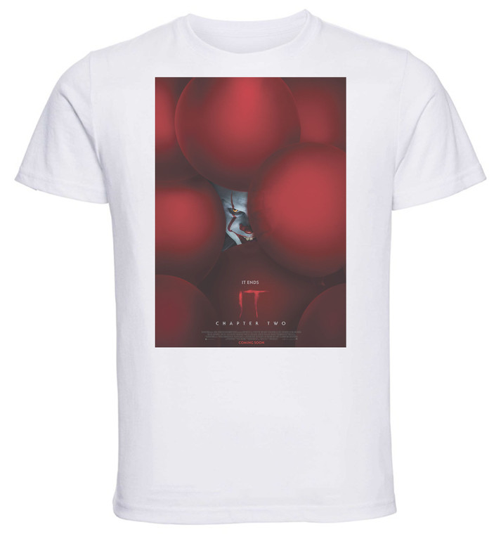 T-Shirt Unisex - White - Playbill - It Ends - Capitolo 2 Variant 03