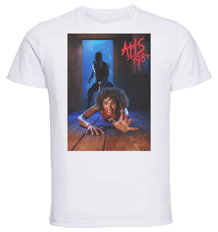 T-Shirt Unisex - White - Playbill - TV Series - American Horror Story - 1984 - Variant 07