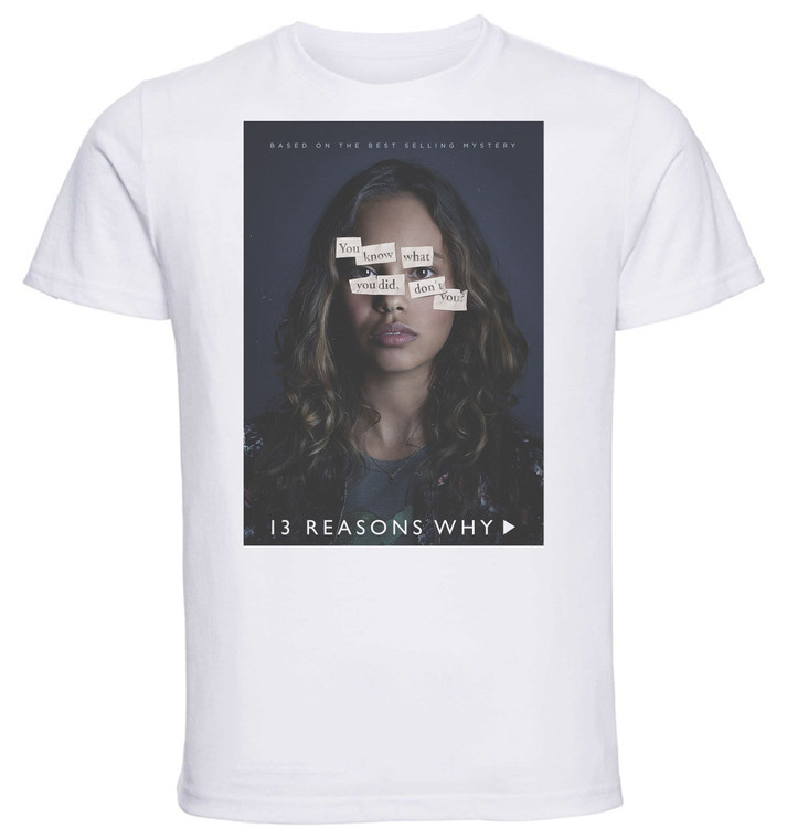 T-Shirt Unisex - White - TV Series - Playbill - 13 Reason Why Variant 03