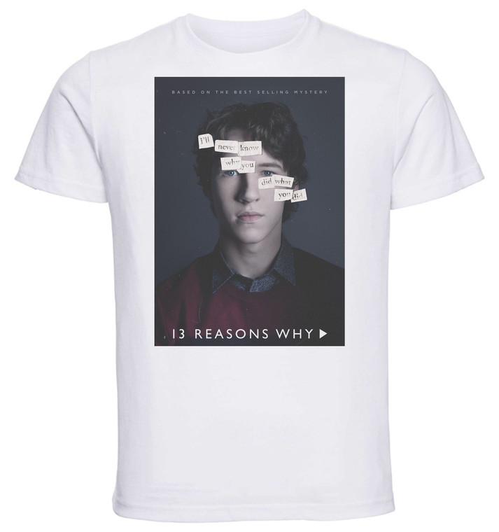 T-Shirt Unisex - White - TV Series - Playbill - 13 Reason Why Variant 05