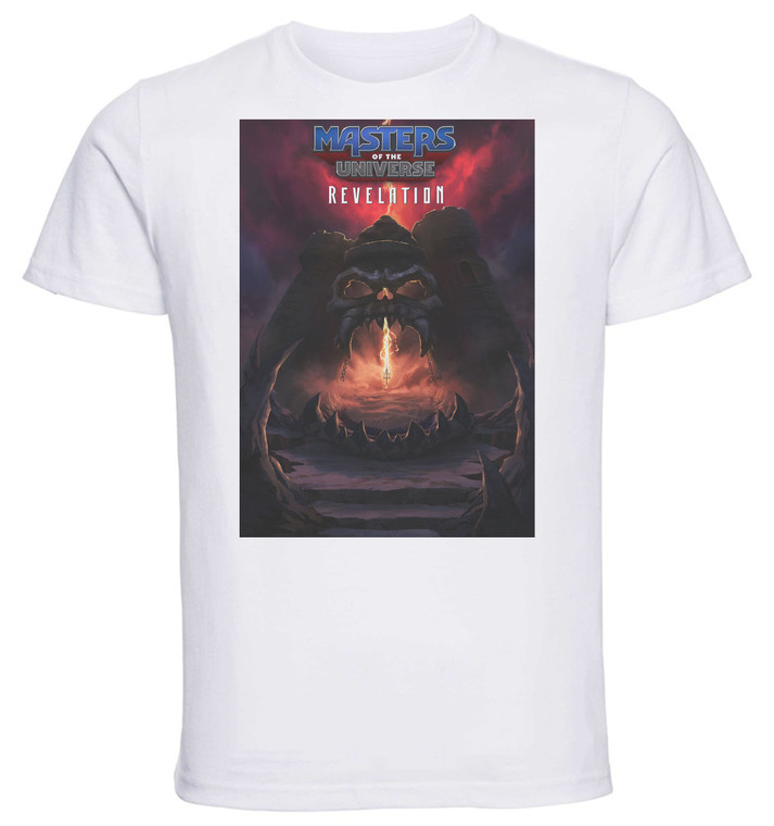 T-Shirt Unisex - White - TV Series - Playbill - Masters of the Universe Revelation