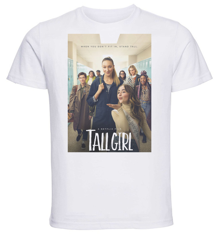 T-Shirt Unisex - White - TV Series - Playbill - Tall Girl