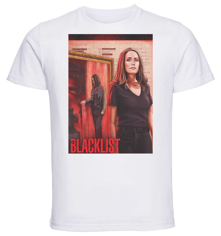 T-Shirt Unisex - White - TV Series - Playbill - The Blacklist Variant 11