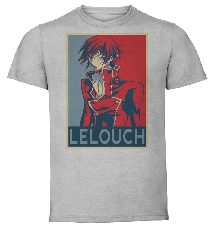 T-Shirt Unisex - Grey - Propaganda - Code Geass - Lelouch variant 2