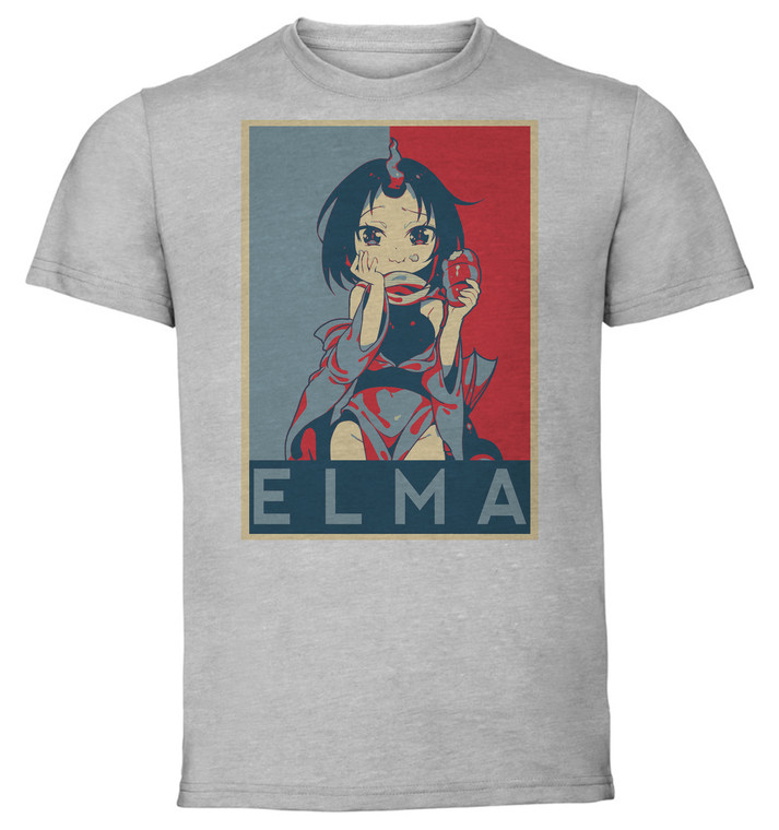 T-Shirt Unisex - Grey - Propaganda - Dragon Maid - Elma variant
