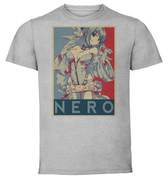 T-Shirt Unisex - Grey - Propaganda - Fate Grand Order Nero Bride variant