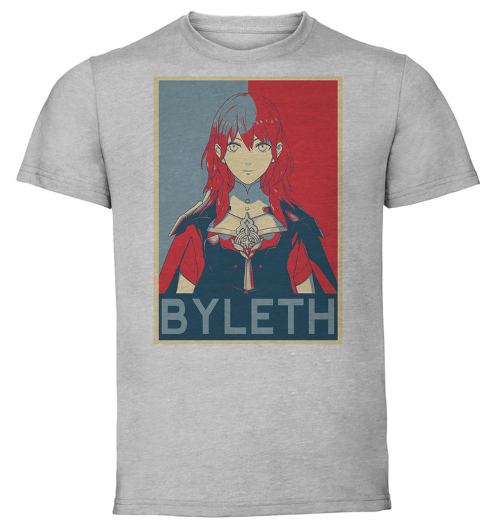 T-Shirt Unisex - Grey - Propaganda - Fire Emblem Three Houses - Byleth Female