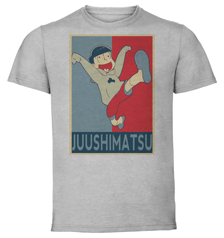 T-Shirt Unisex - Grey - Propaganda - Osomatsu San Juushimatsu