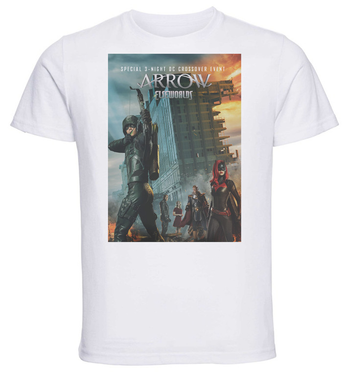 T-Shirt Unisex - White - TV Series - Playbill - Arrow Variant 06