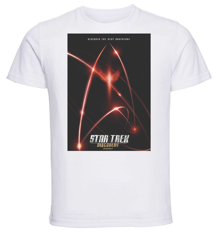 T-Shirt Unisex - White - TV Series - Playbill - Star Trek Discovery Variant 01