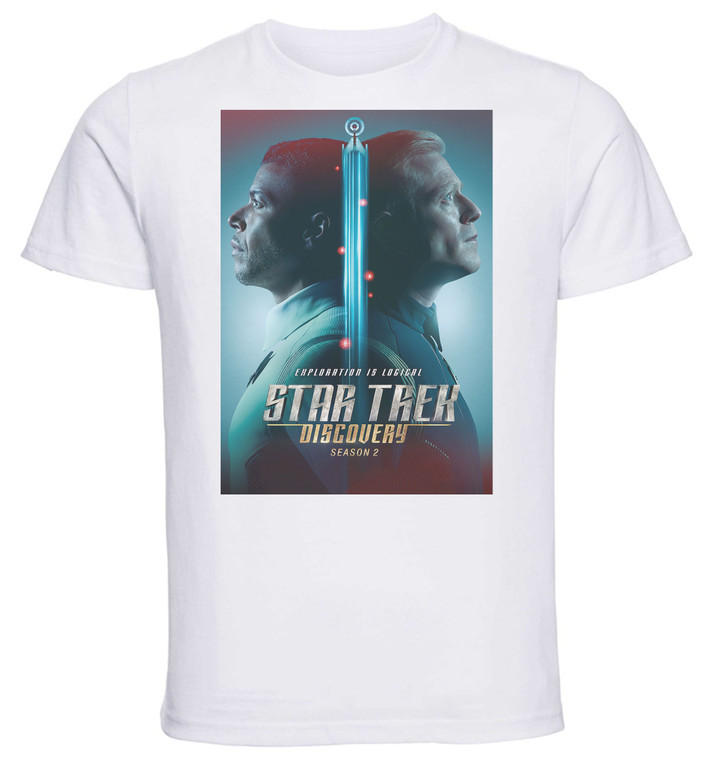T-Shirt Unisex - White - TV Series - Playbill - Star Trek Discovery Variant 03