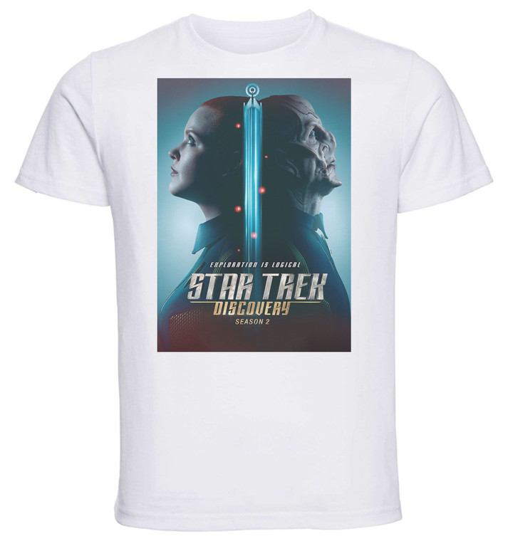 T-Shirt Unisex - White - TV Series - Playbill - Star Trek Discovery Variant 05
